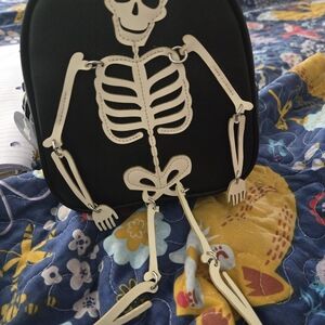 NWT Bath & Body Works Skeleton Glow In The Dark Mini Backpack